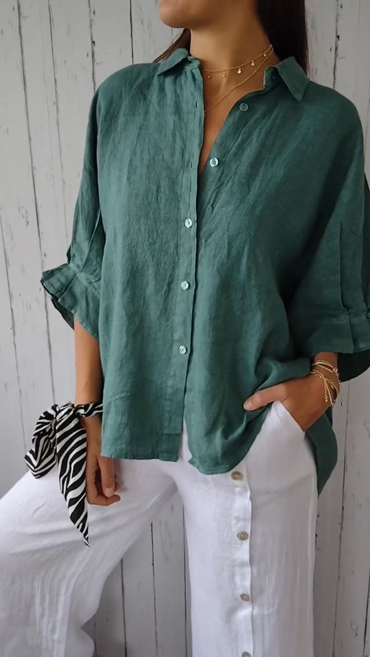 Yasmin - Tie-Back Shirt