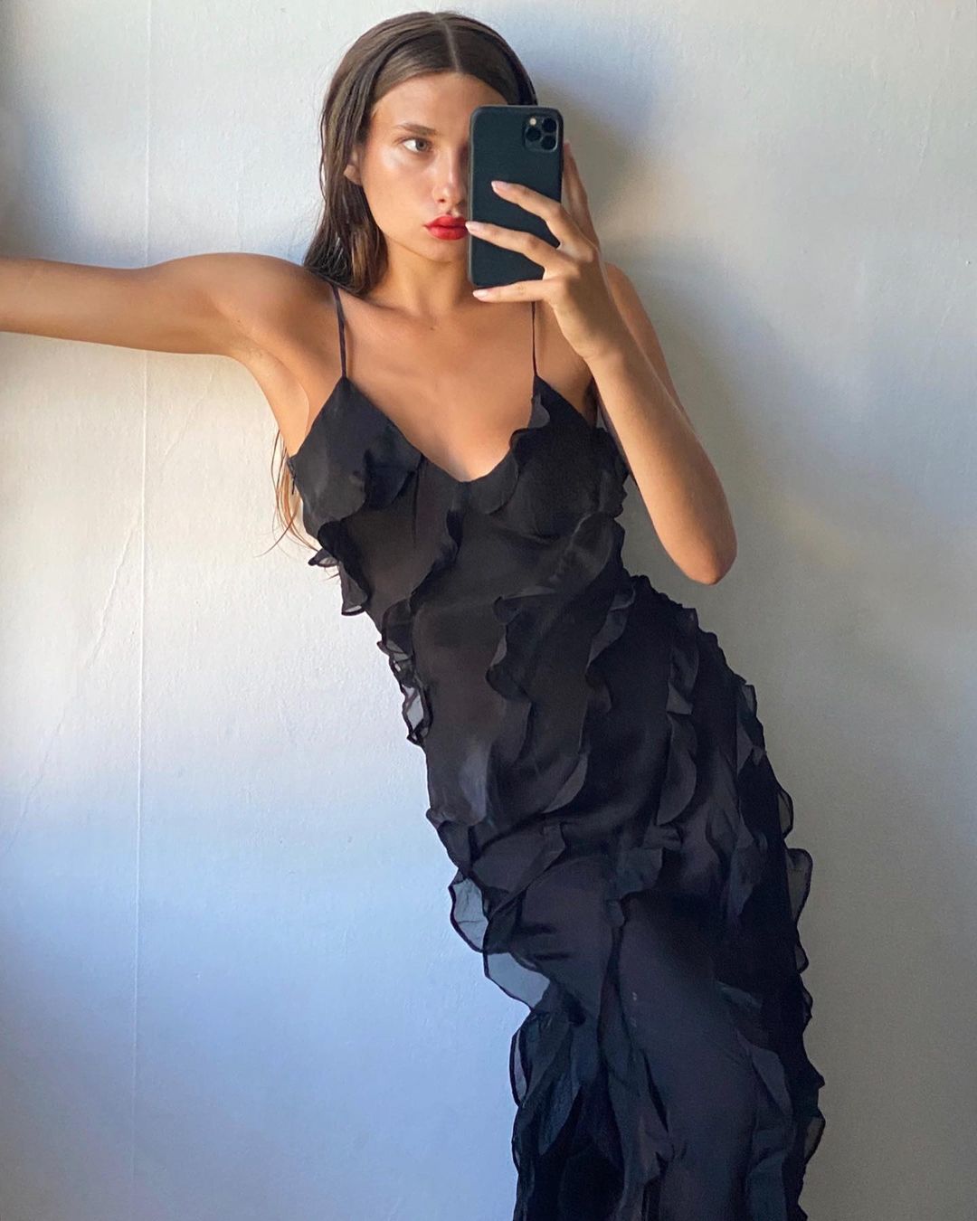 Zara - Dress with ruffles
