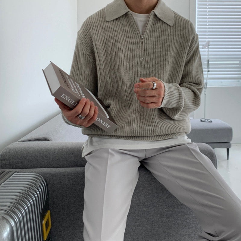Thomas - Zipped Sweater