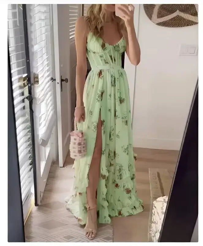 Zaria - Elegant Floral Dress