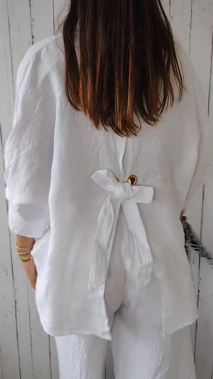Yasmin - Tie-Back Shirt