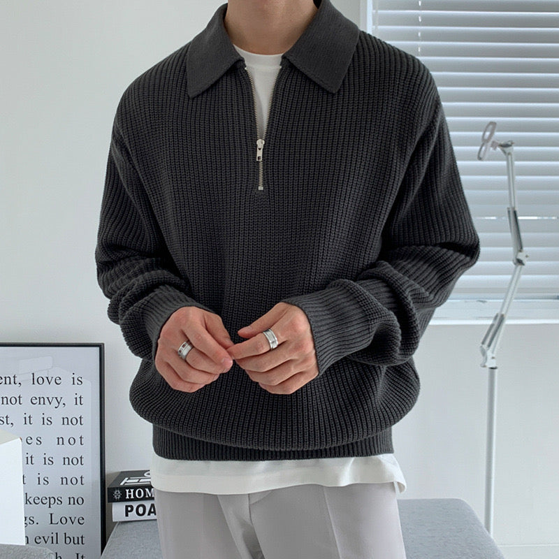 Thomas - Zipped Sweater