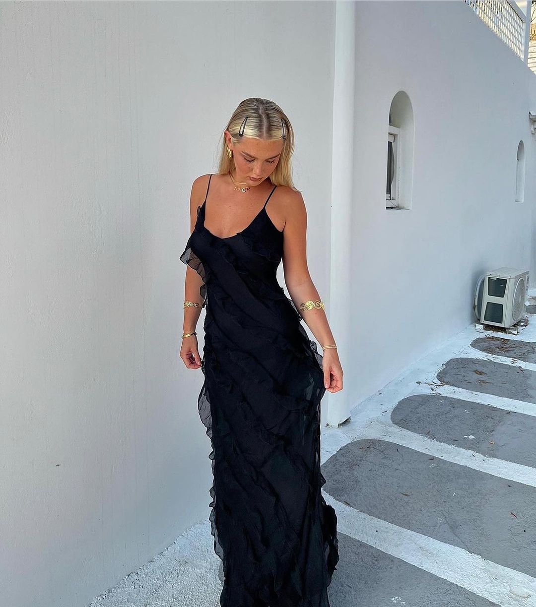 Zara - Dress with ruffles