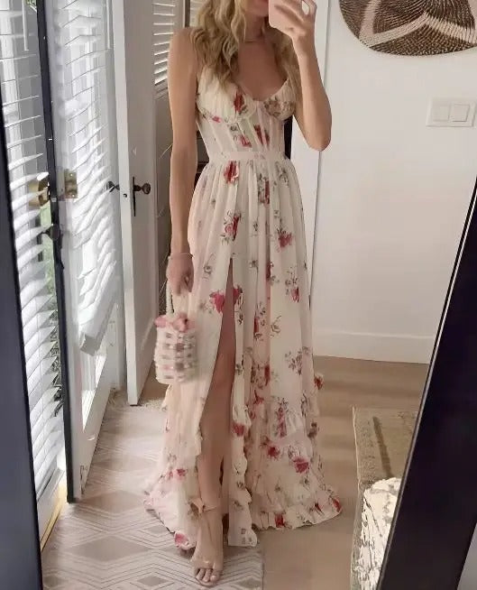 Zaria - Elegant Floral Dress
