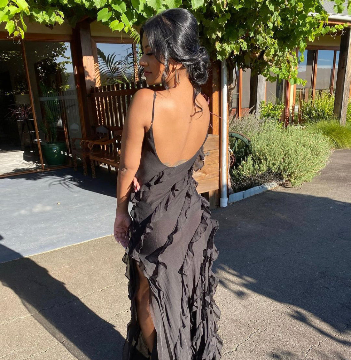 Zara - Dress with ruffles