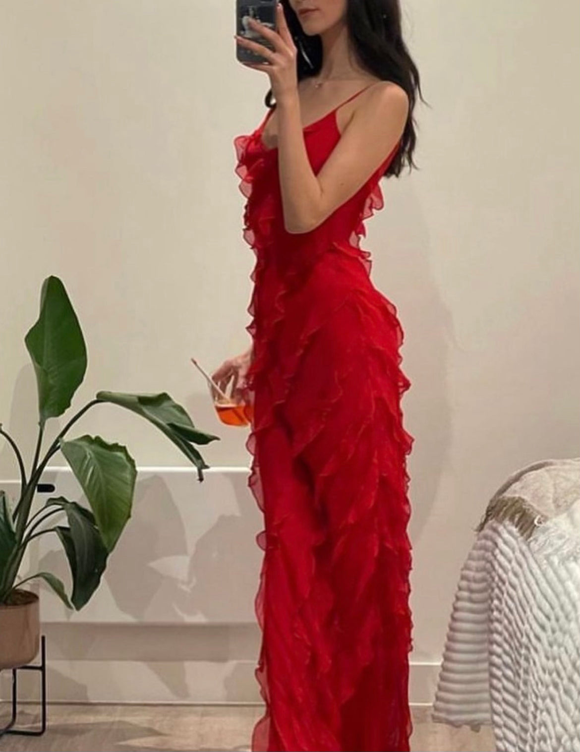 Zara - Dress with ruffles