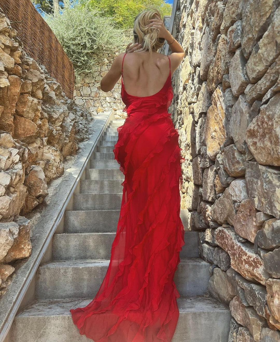Zara - Dress with ruffles