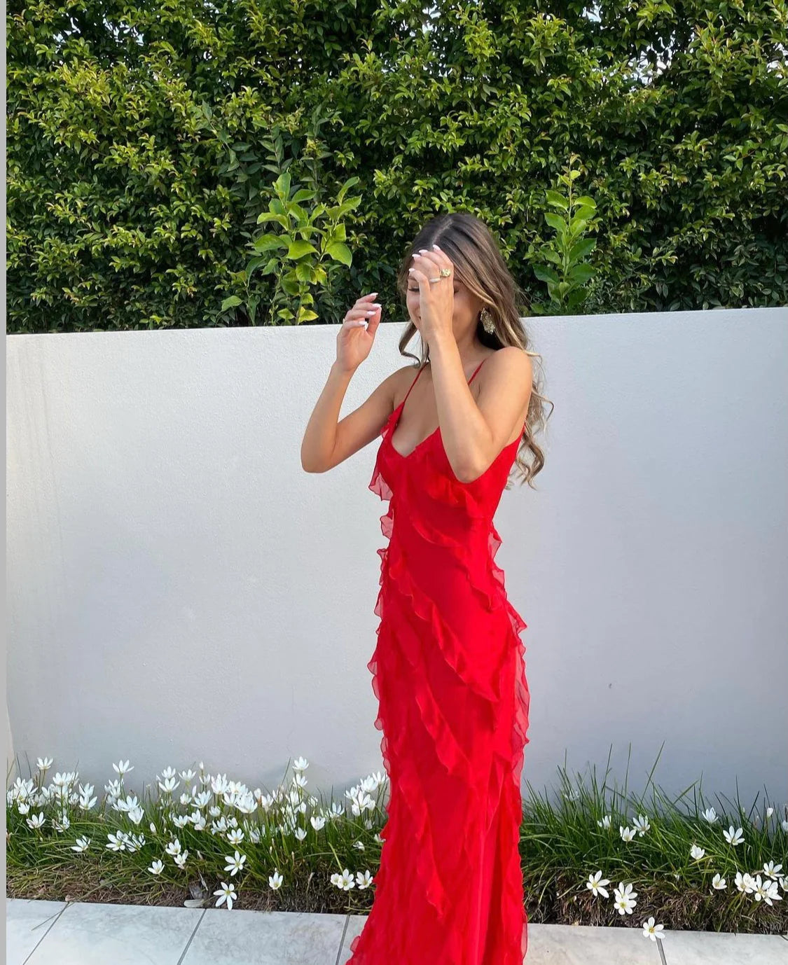 Zara - Dress with ruffles