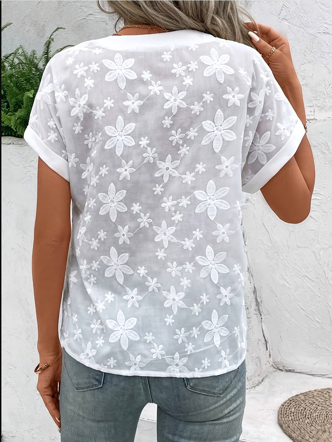 Amara - Elegant White Blouse