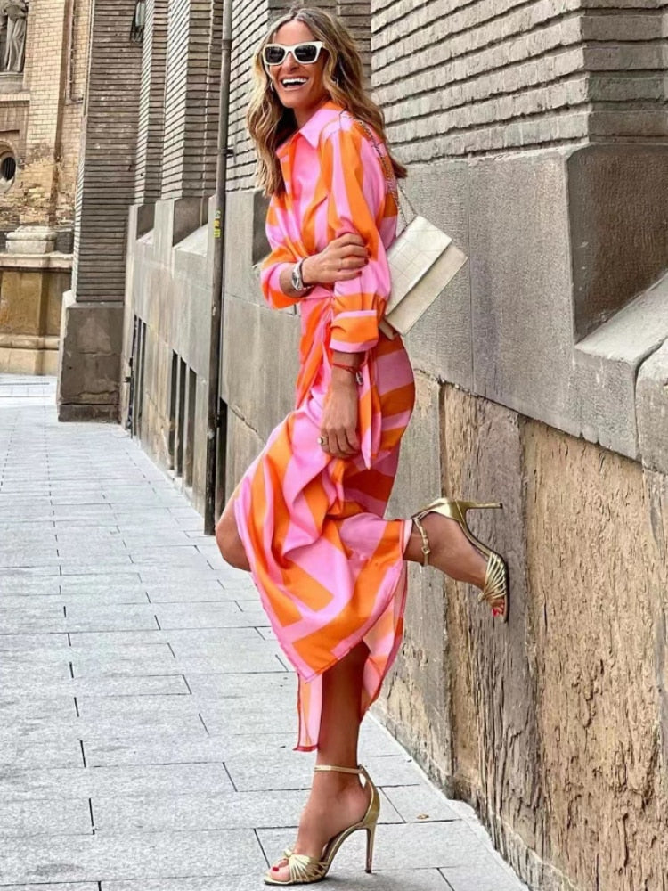 Alice - Printed Wrap Dress