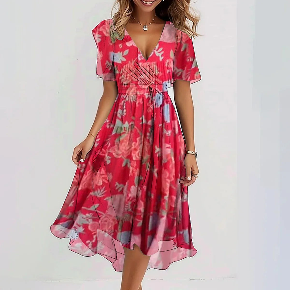 Ruby - Elegante Lente Jurk
