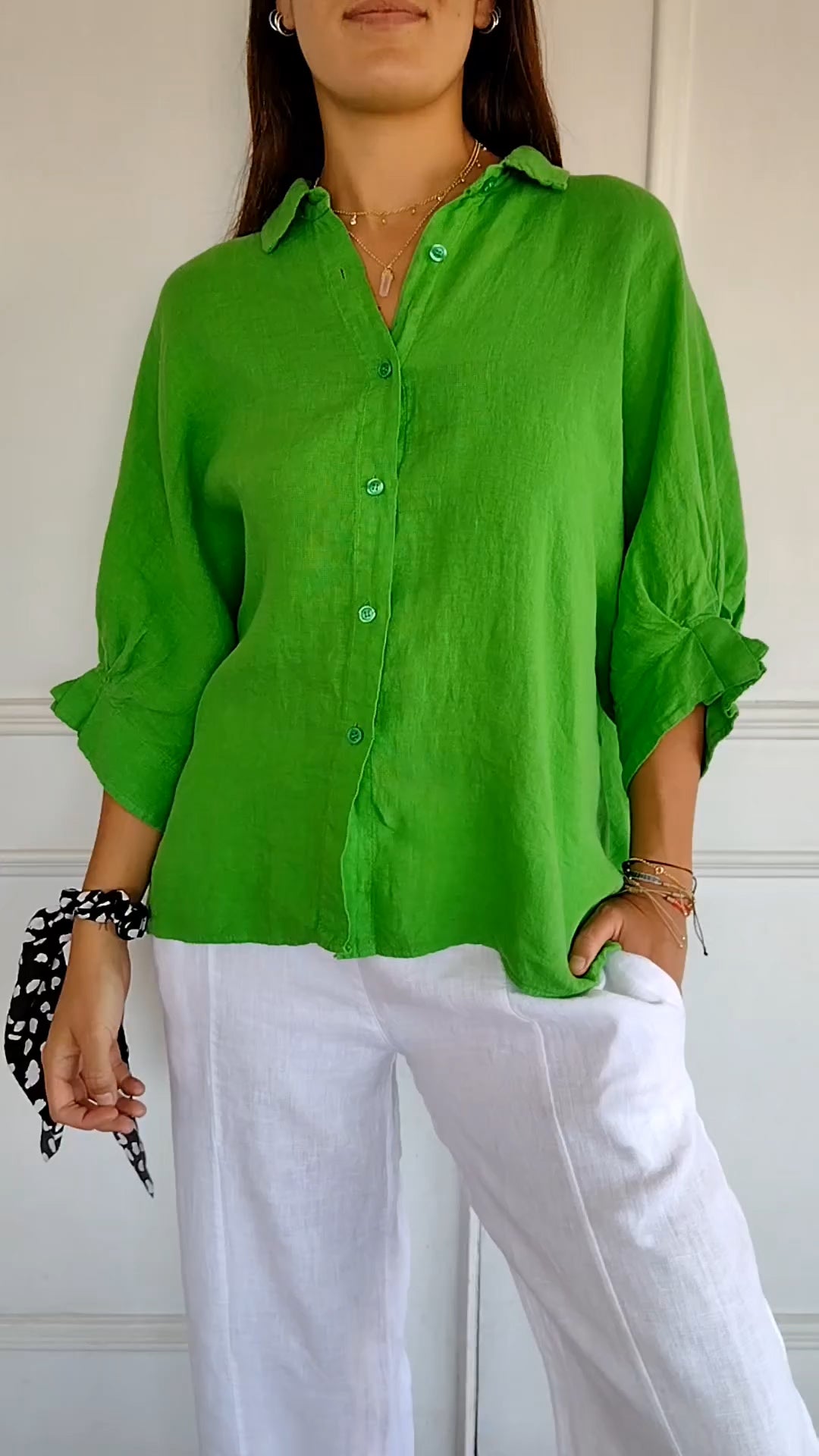 Yasmin - Tie-Back Shirt
