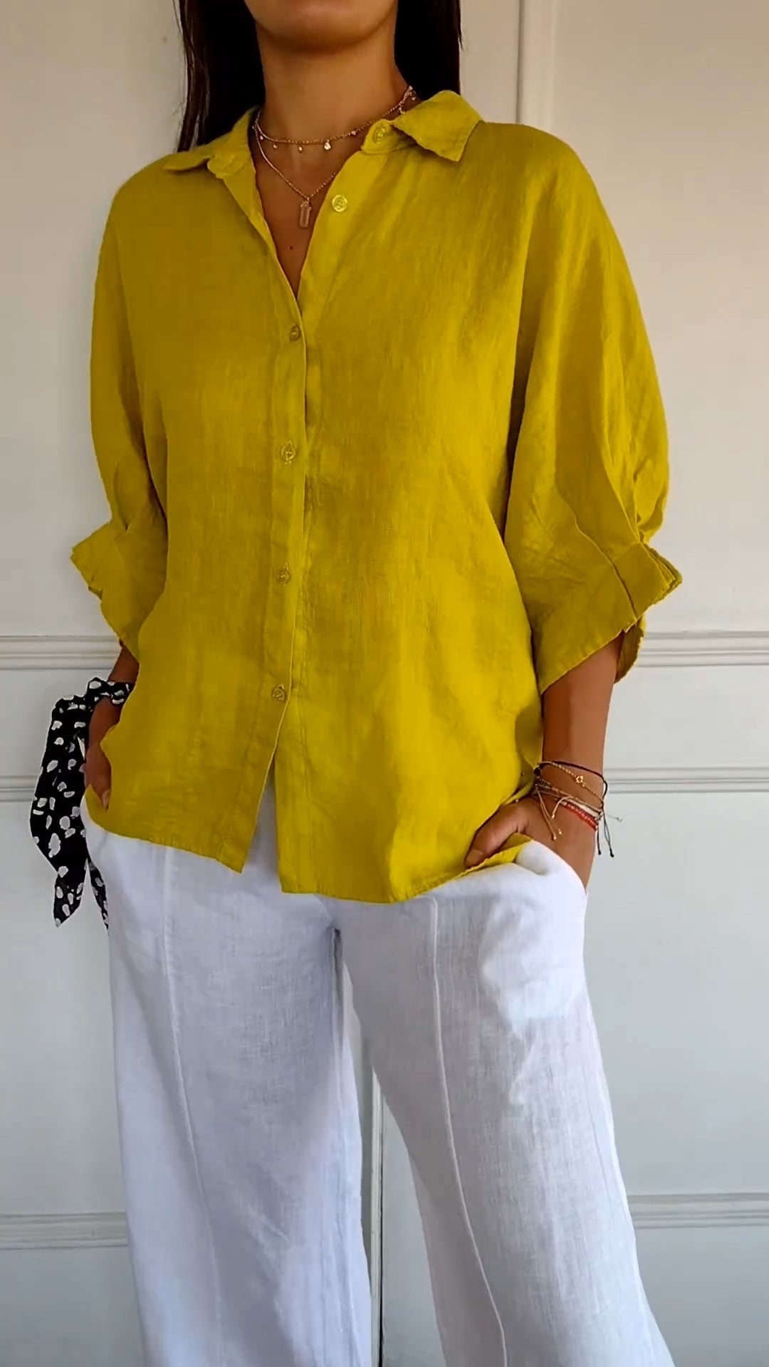 Yasmin - Tie-Back Shirt