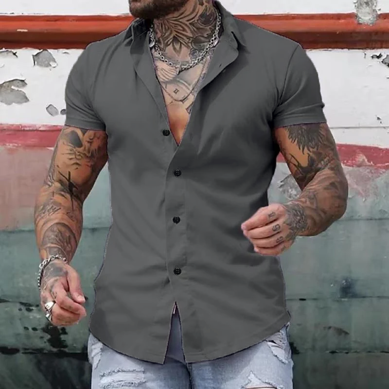 Alfie - Modern Fitted Short Sleeve Shirt
