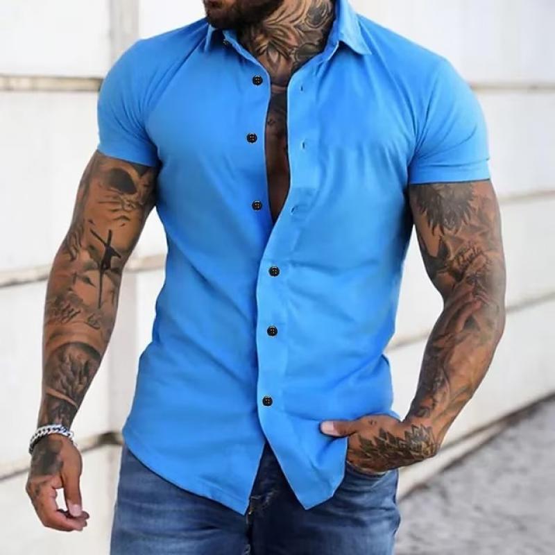 Alfie - Modern Fitted Short Sleeve Shirt