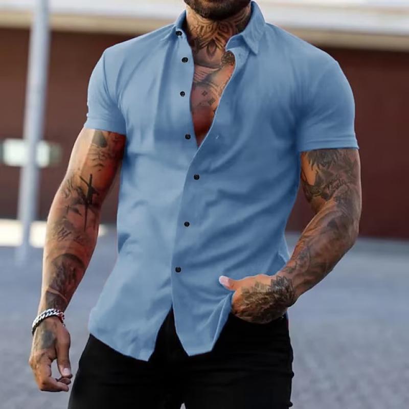 Alfie - Modern Fitted Short Sleeve Shirt