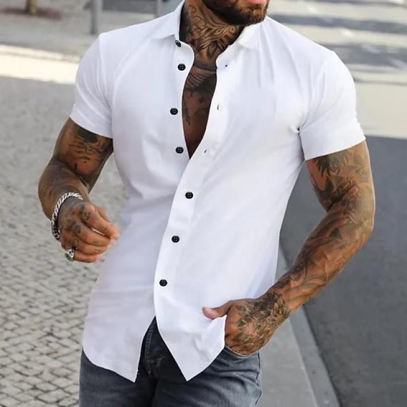 Alfie - Modern Fitted Short Sleeve Shirt