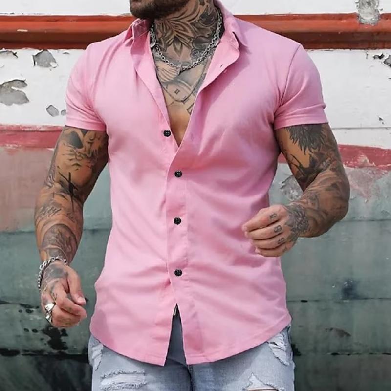 Alfie - Modern Fitted Short Sleeve Shirt