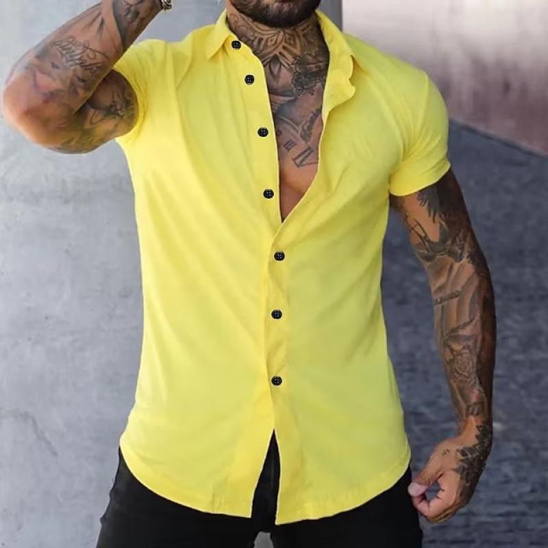 Alfie - Modern Fitted Short Sleeve Shirt