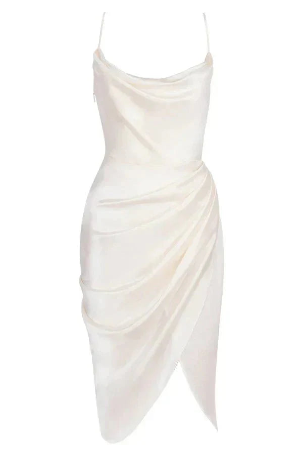 Scarlett - Luxury Silk Maxi Dress with Corset