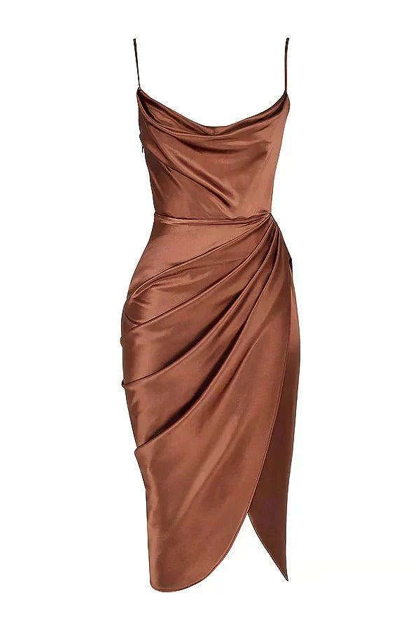 Scarlett - Luxury Silk Maxi Dress with Corset
