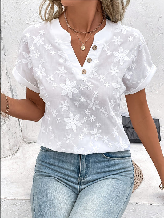 Amara - Elegant White Blouse