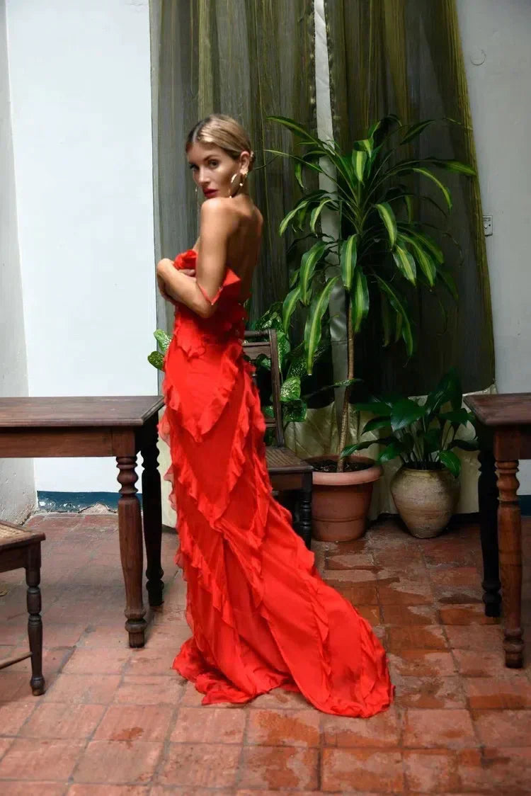 Zara - Dress with ruffles