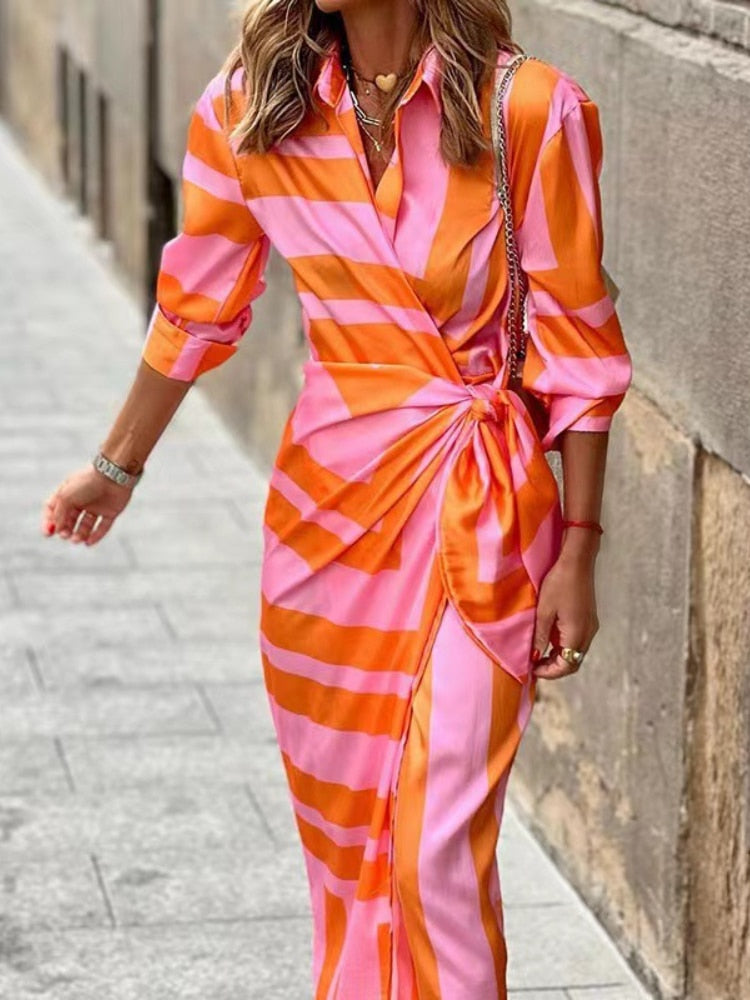 Alice - Printed Wrap Dress