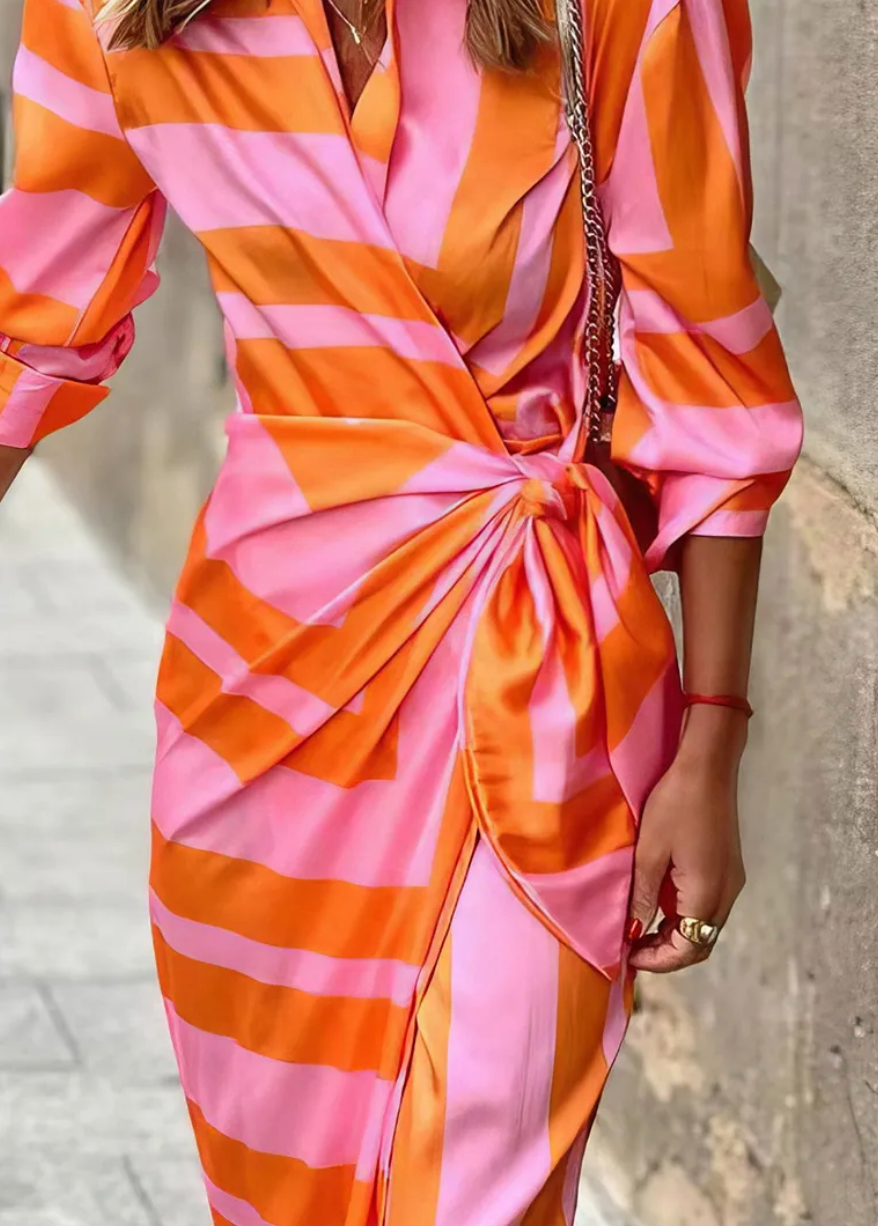 Alice - Printed Wrap Dress
