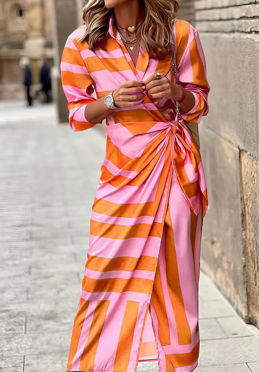 Alice - Printed Wrap Dress
