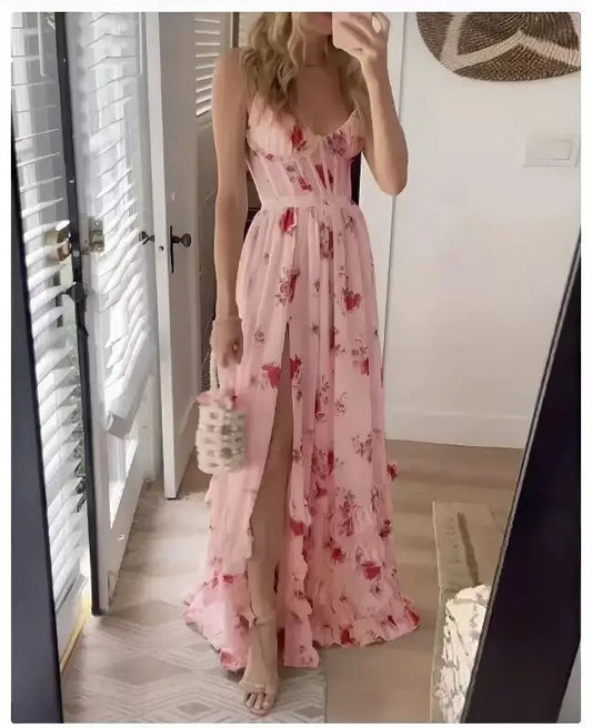 Zaria - Elegant Floral Dress