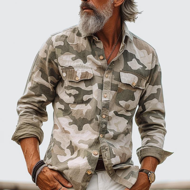 Stanley - Camo Print Utility Shirt